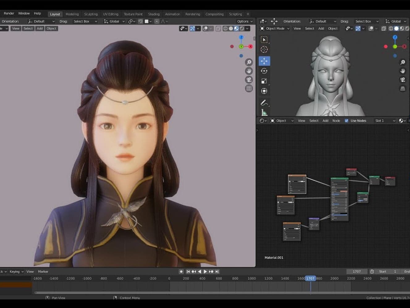 3D Character Creation with Blender
