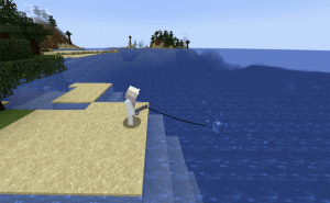 Shows fishing in ReadyCraft by Player Ready Minecraft Server